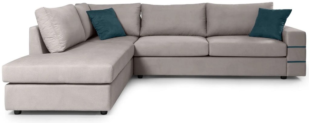 Ъглов диван Holmes-Gray Light-Left