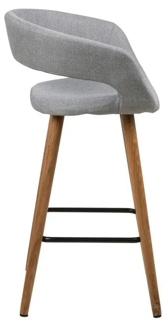 Комплект от 2 сиви бар столa Gill - Actona