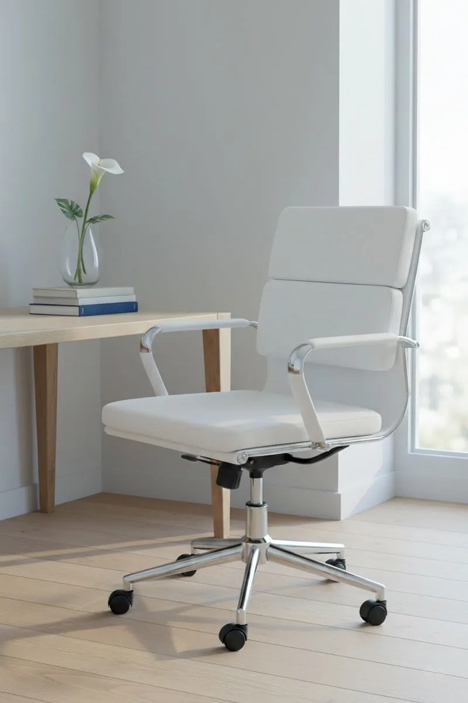 Офис стол Veilstone Low-Бял