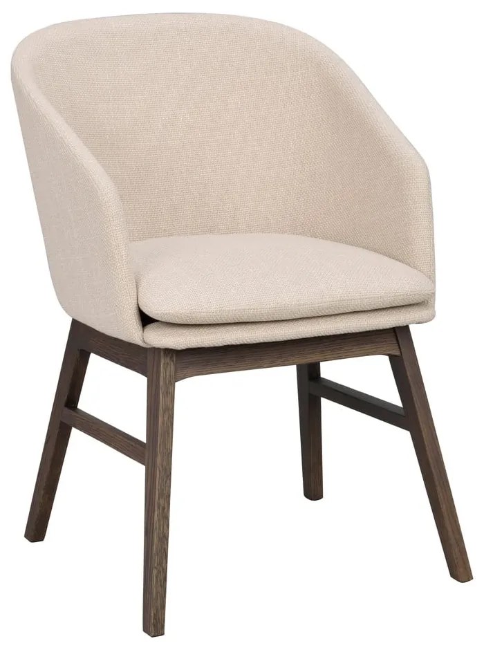 Бежови тапицирани трапезни столове в комплект 2 бр. Windham – Rowico