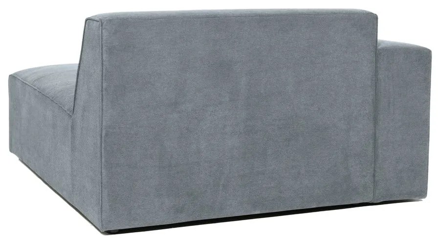 Сив модулен диван от рипсено кадифе (ляв ъгъл) Sting – Scandic