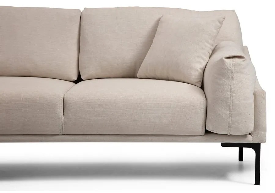 Светлобежов ъглов диван , ляв ъгъл Leo - Artie