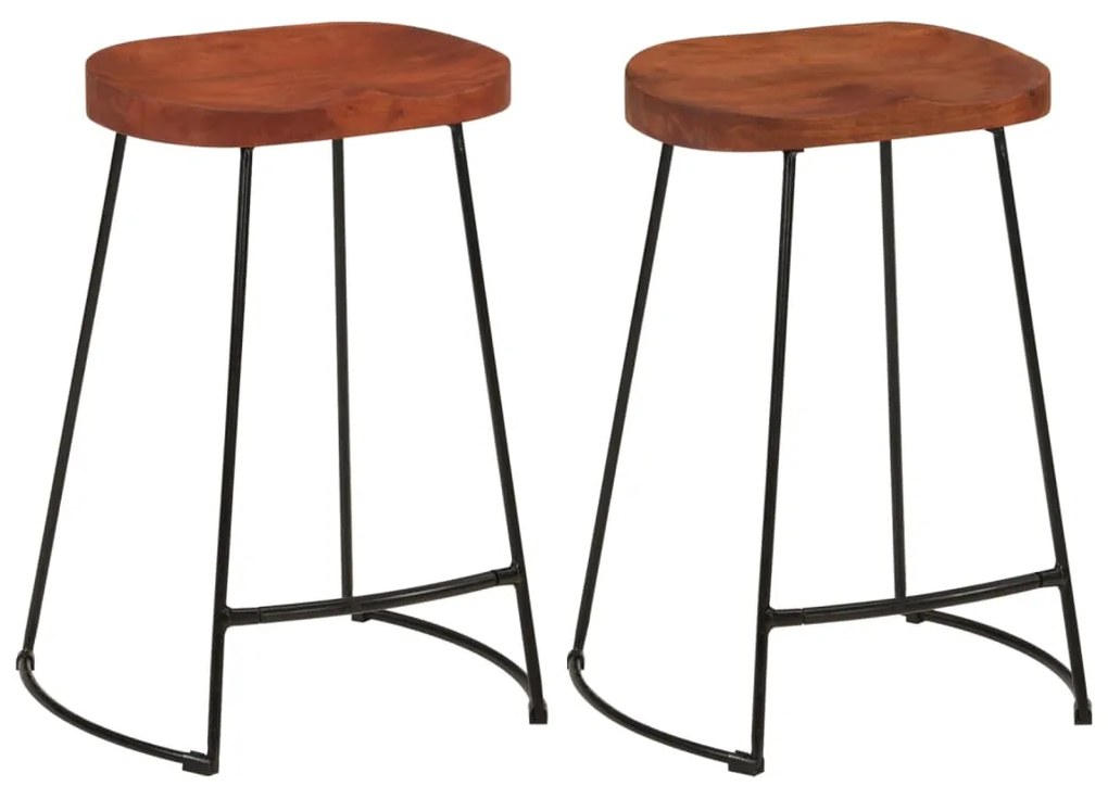 344915 vidaXL Gavin бар табуретки, 2 бр, 45x40x63 см, манго масив