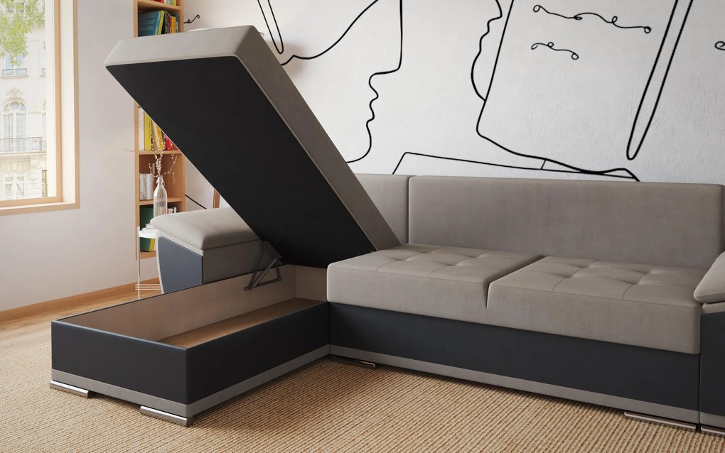 Разтегателен ъглов диван Тонино