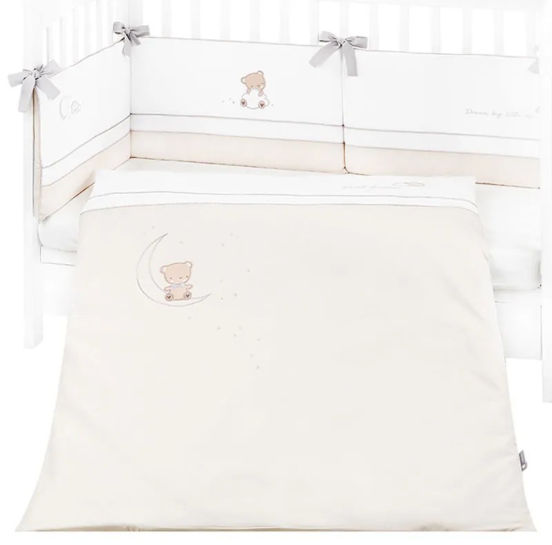 KIKKA BOO Сет 2 части EU STYLE с бродерия 60х120 DREAM BIG BEIGE