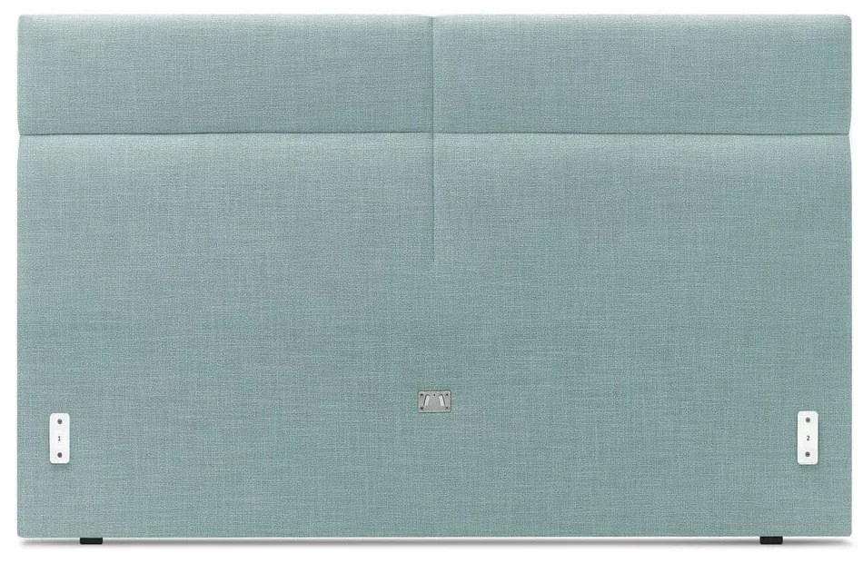 Тюркоазено тапицирано двойно легло с решетка 160x200 cm Elyna - Bobochic Paris