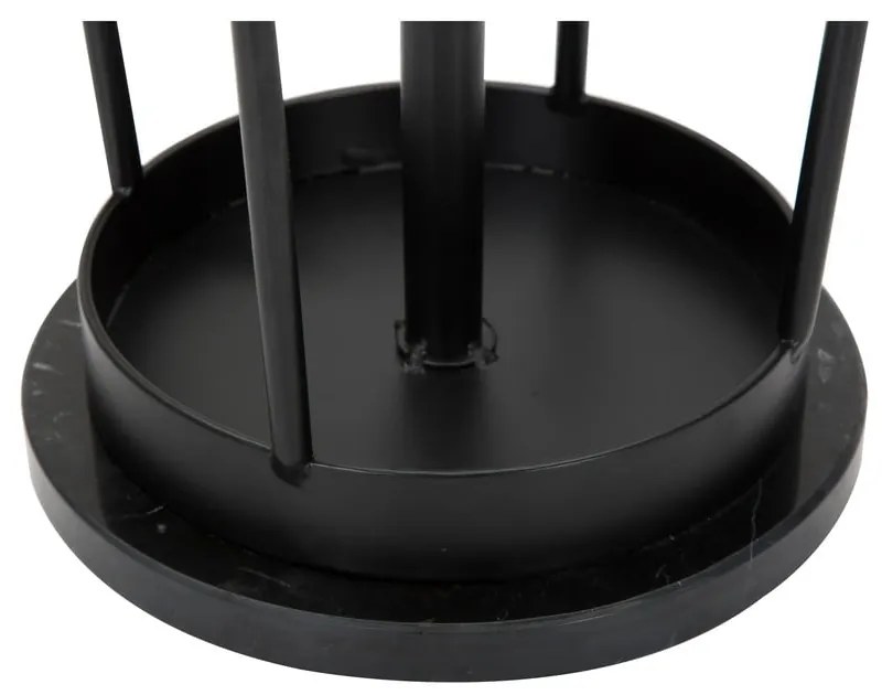 Черна метална закачалка Glam - Mauro Ferretti