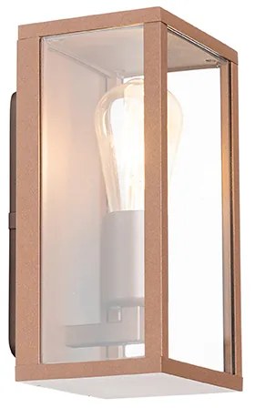 Индустриален стенен аплик ръждяво кафяв 26 см IP44 - Charlois