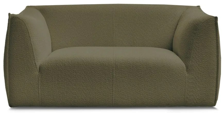 Зелен диван от прежда с примки от букле 170 cm Giorgia – Bobochic Paris