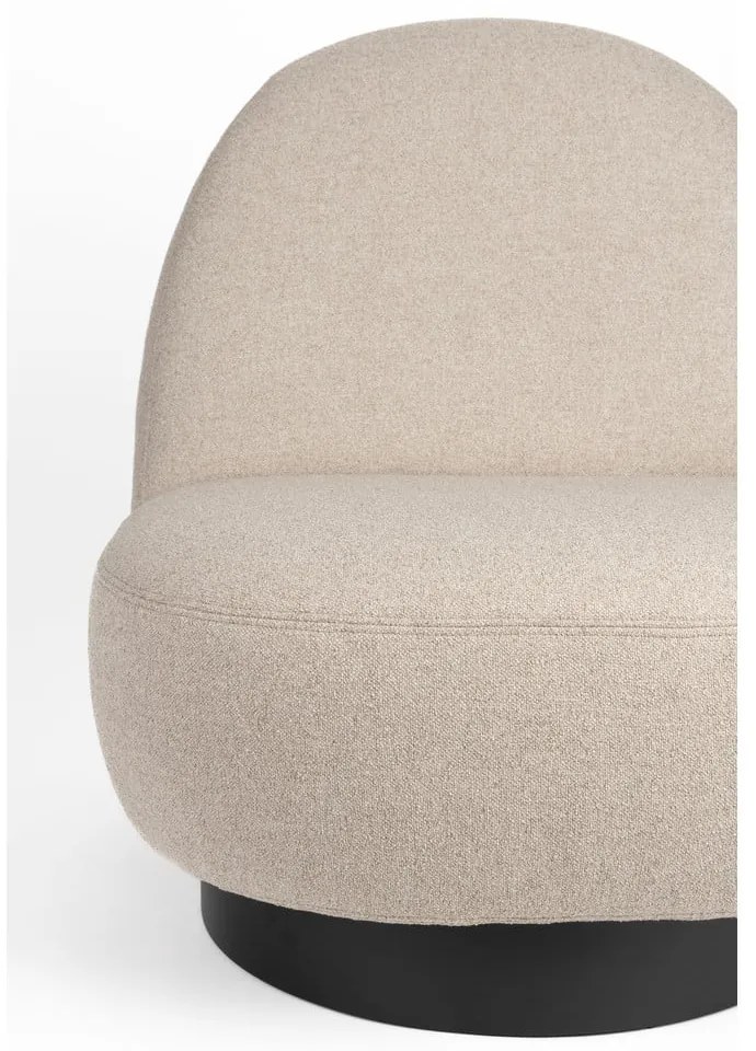 Бежово въртящо се кресло Eden – Zuiver