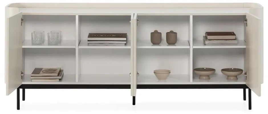 Кремав скрин 200x80x40 cm Willa – MOME