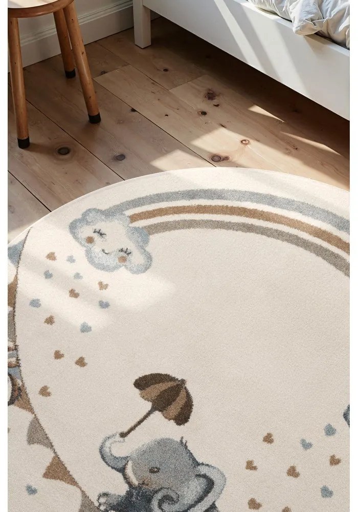 Кремав детски килим ø160 cm Walk like an Elephant Rainbow – Villeroy&Boch