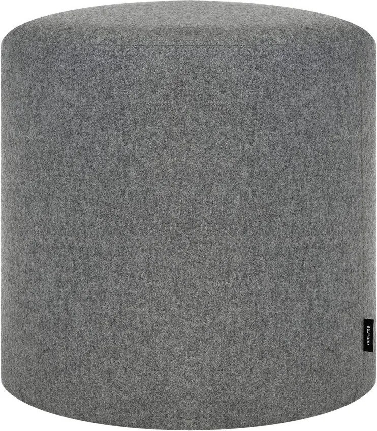 Сива вълнена табуретка Folk – noo.ma
