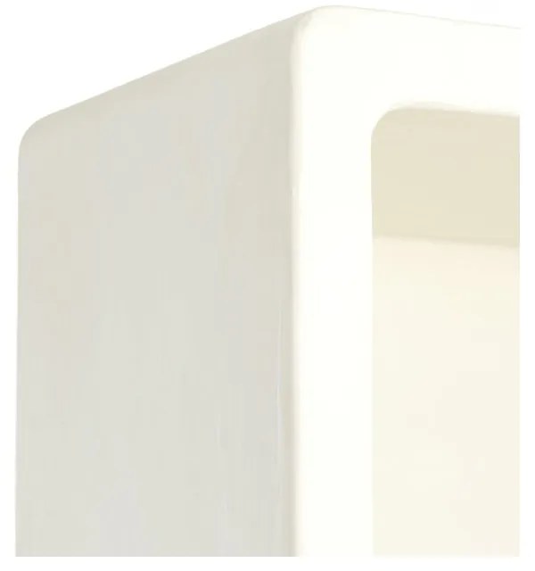 Кремав шкаф за книги 110x190 cm Nahua - Light & Living