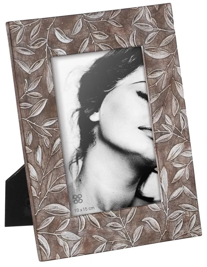 Кафява стояща рамка от полирезин 16x21 cm – Ixia