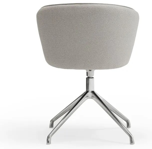 Светлосиви тапицирани трапезни столове в комплект 2 бр. Add – Teulat