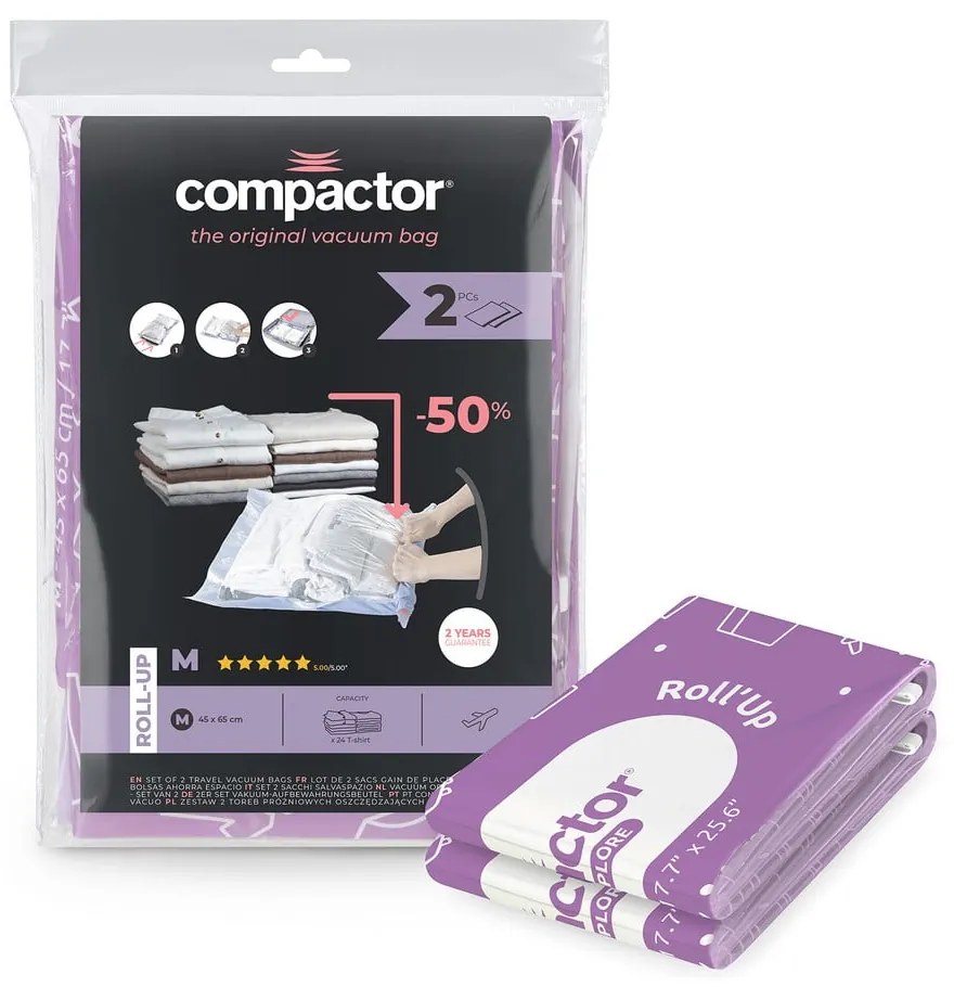 Вакуумни торбички в комплект от 2 броя Roll Up M – Compactor