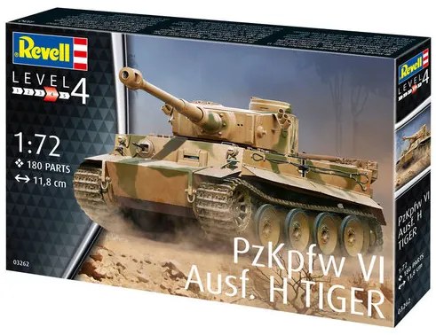 Сглобяем модел, Revell, PzKpfw VI Ausf.H Tiger, 180 части