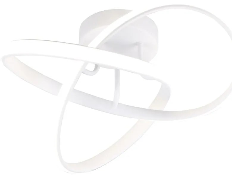 Бяла LED светлина за таван Meo - Trio