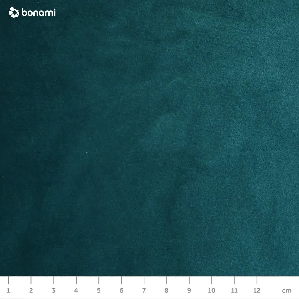Тюркоазено двойно тапицирано легло с място за съхранение и включена подматрачна рамка 160x200 cm Kiana – Makamii