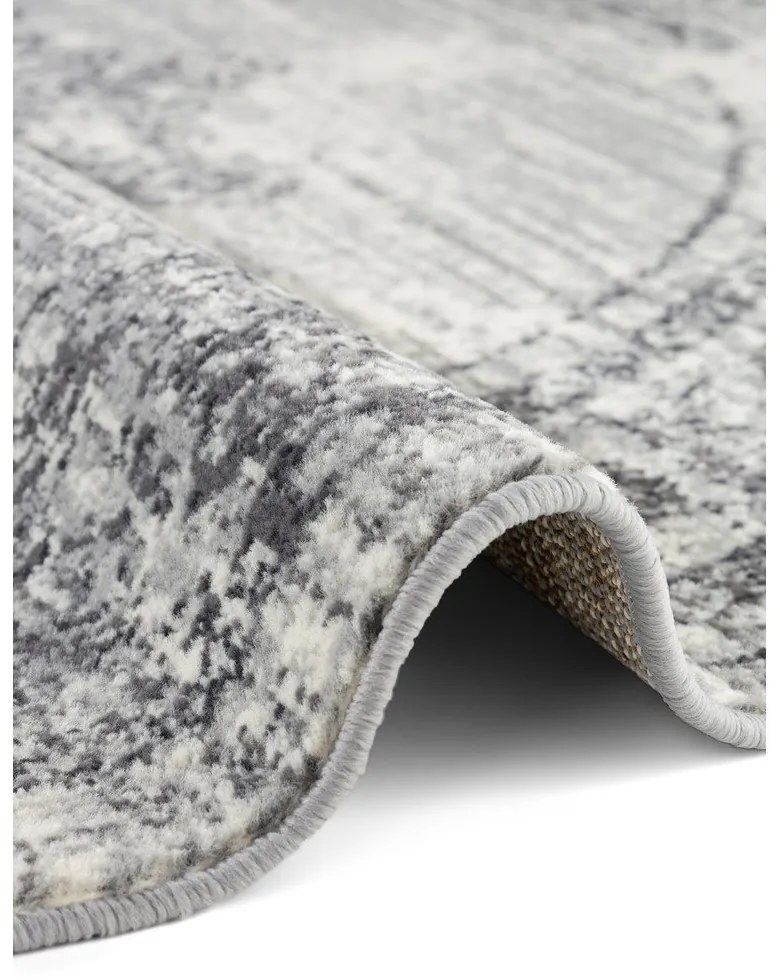 Сиво-кремав кръгъл килим ø 160 cm Gloria Lydia – Hanse Home