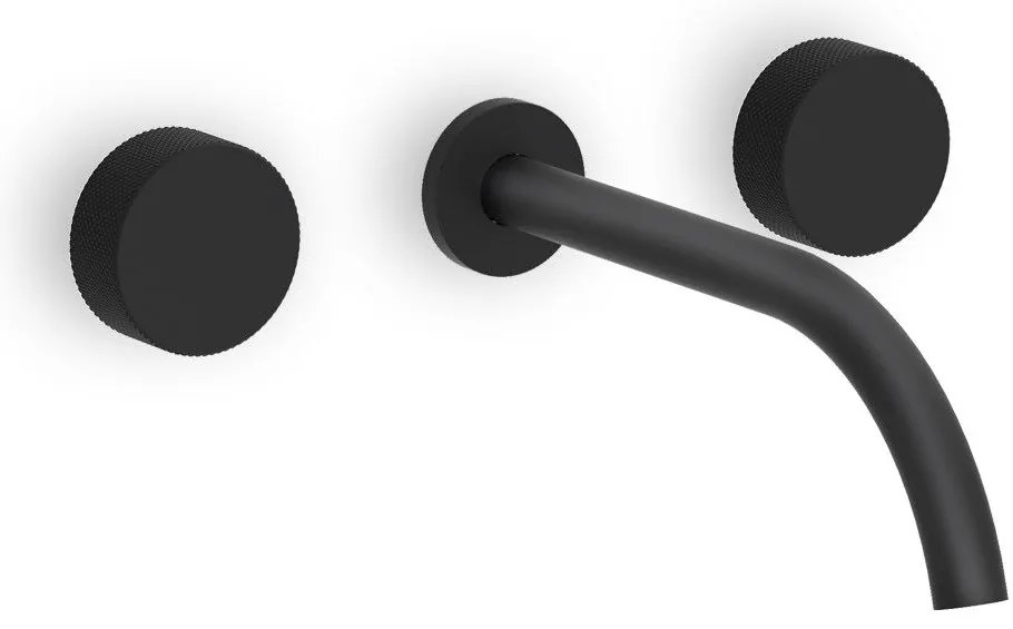 Кран мивка 2 дупки Eletta Tecno-Черен - Mat