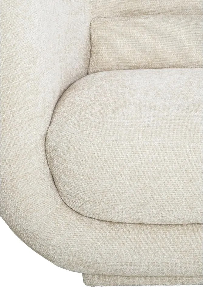 Кремав диван 237 cm Kialy – Light &amp; Living