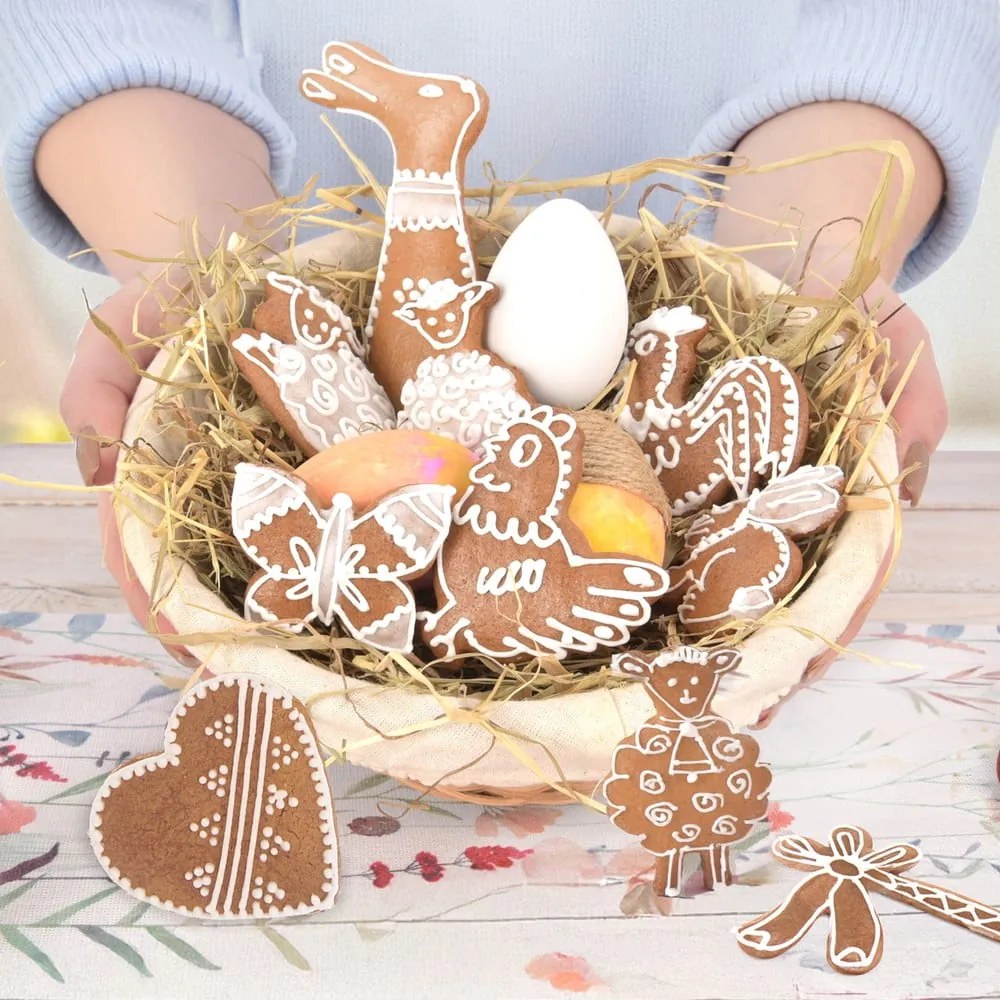 Формички за бисквитки с великденска тематика в комплект от 3 броя - Orion