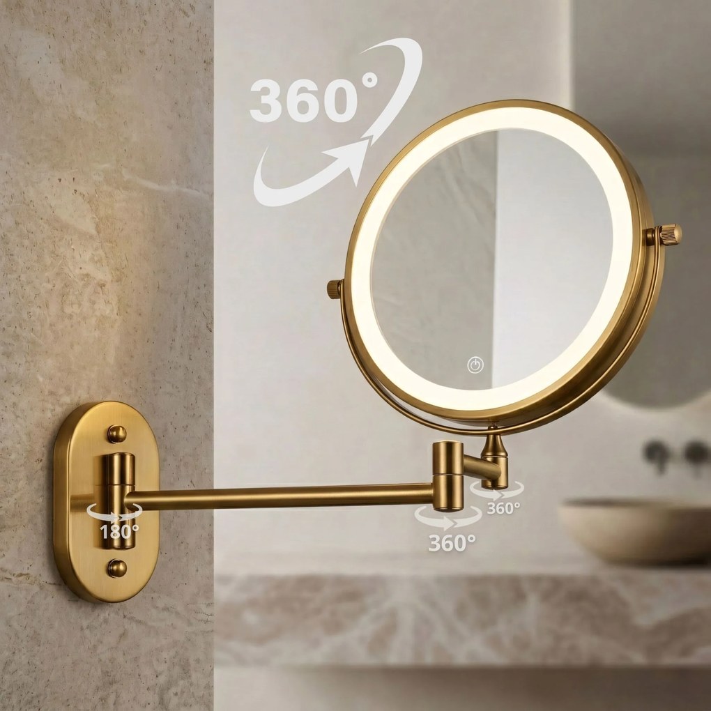 Огледало LED Old Gold