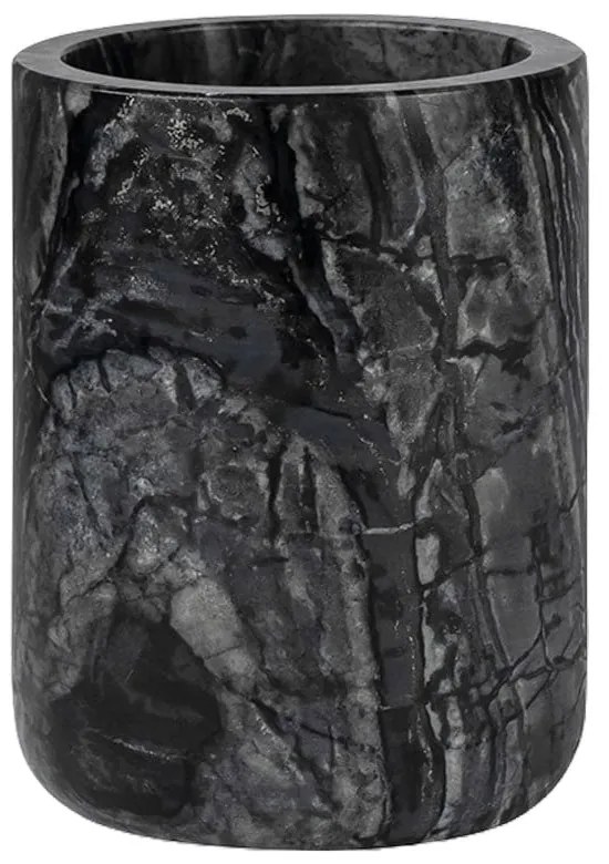 Черна мраморна чаша за четки за зъби Marble - Mette Ditmer Denmark