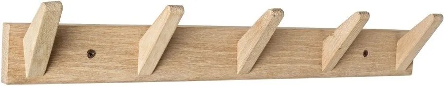 Стенна закачалка от масивен дъб в светло естествен цвят 57 cm Daiki – Yes Everyday
