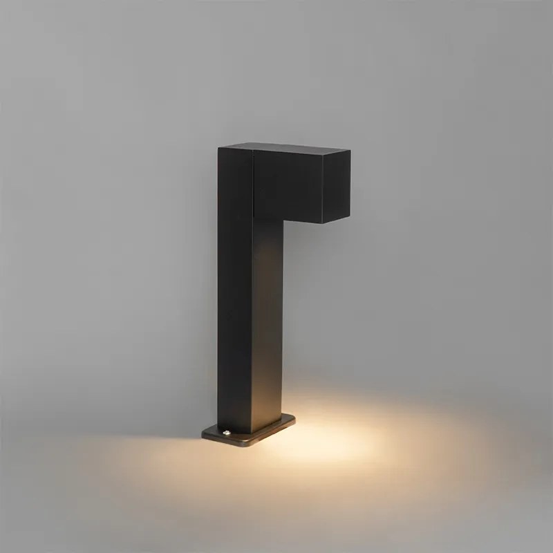 Индустриална външна подова лампа черна 35 см IP44 - Baleno