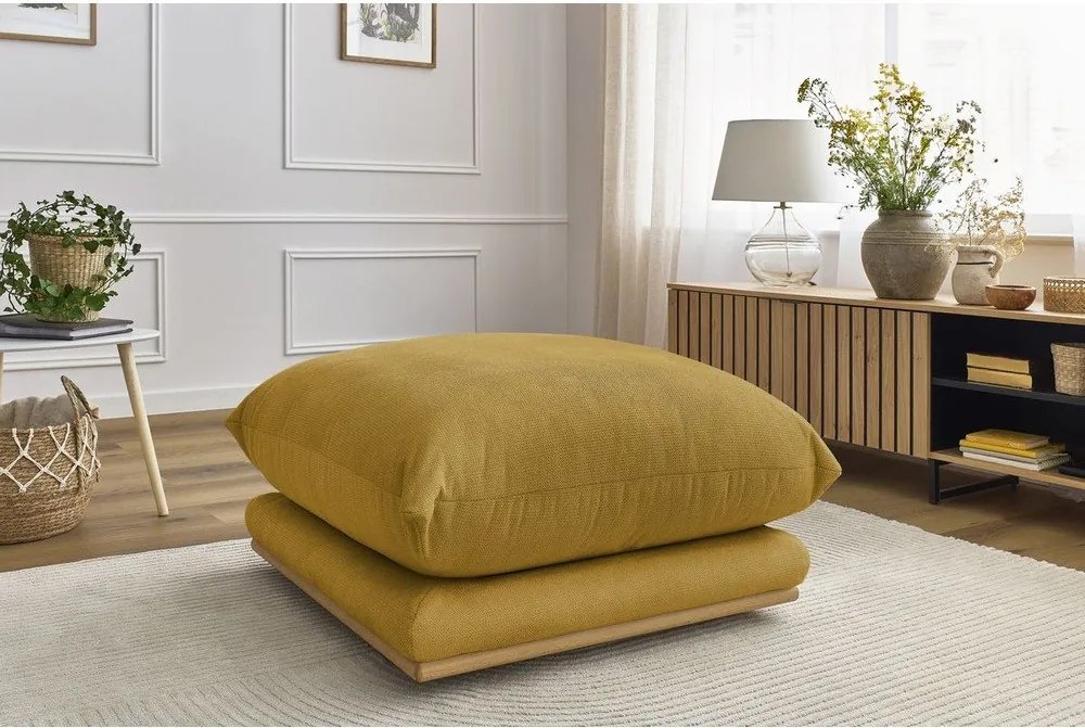 Жълта табуретка Ernest – Bobochic Paris