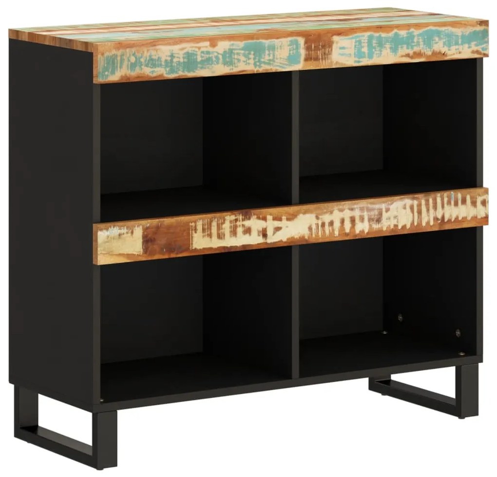 352899 vidaXL Страничен шкаф, 85x33x75 см, регенерирано дърво масив