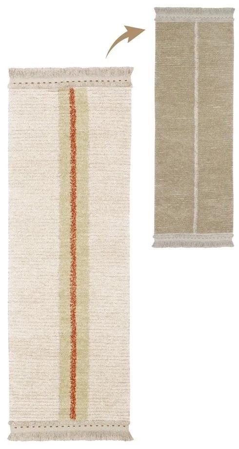 Бежова памучна пътека 80x230 cm Duetto Sage – Lorena Canals