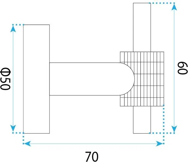 Закачалка за баня 29104 Rivo Brush Gold