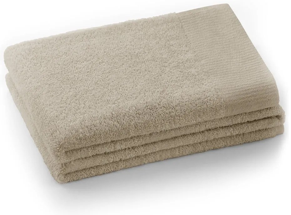 Бежова памучена кърпа от тери 50x100 cm Amari – Restilo