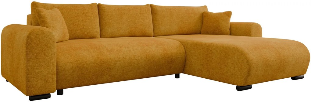 Ъглов диван Merkos-Горчица