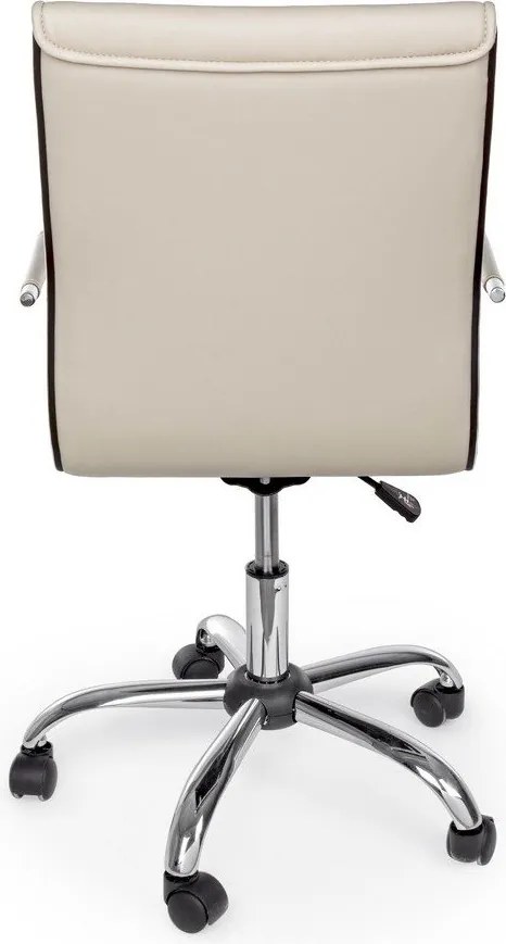 Кафяво-сив офис стол от имитация на кожа Perth – Yes Everyday