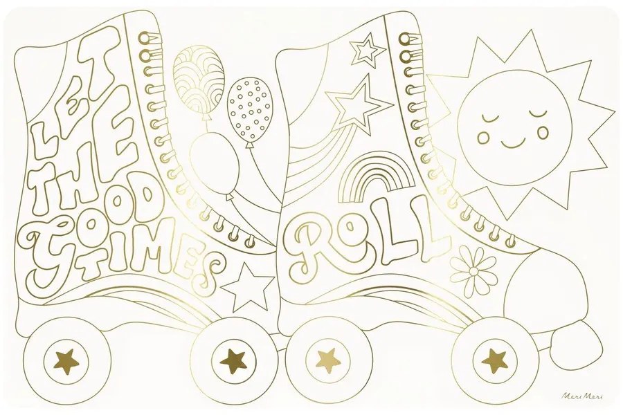 Хартиени подложки за хранене в комплект 8 бр. 28x42.5 cm Happy Icons – Meri Meri