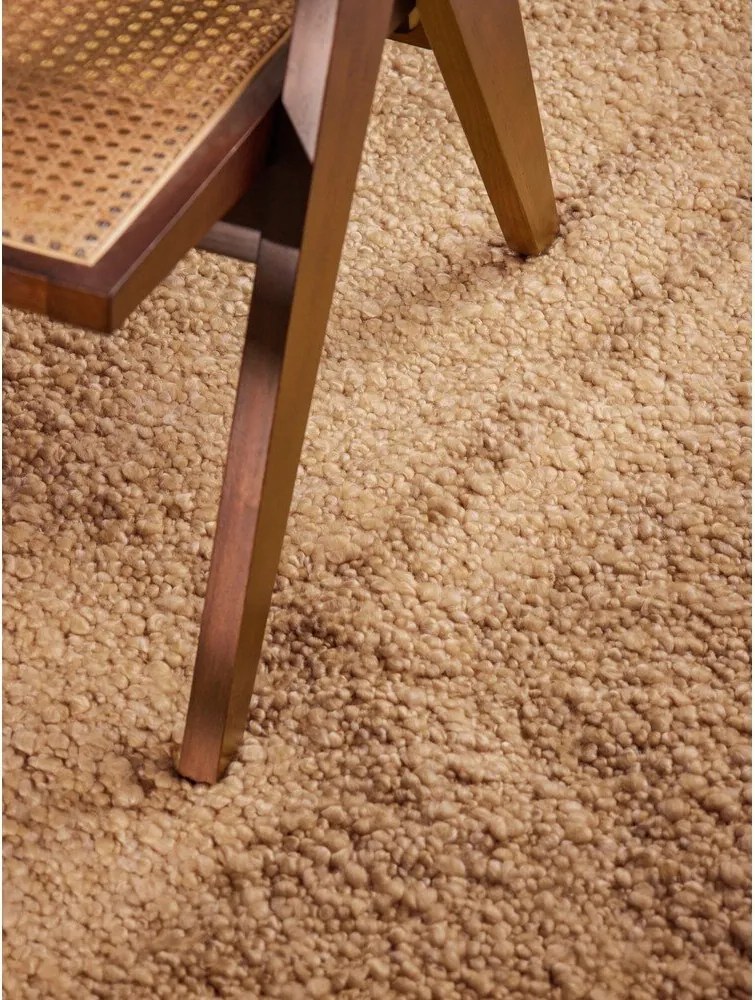 Бежов ръчно изработен килим от букле 160x230 cm Notting Hill Portobello – Ted Baker