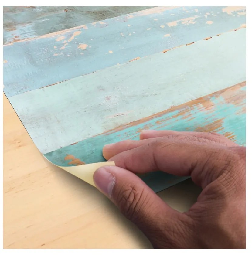 Стикер за под Ambiance Floor Sticker Parquet Floor Côte d'Opale, 90 x 60 cm