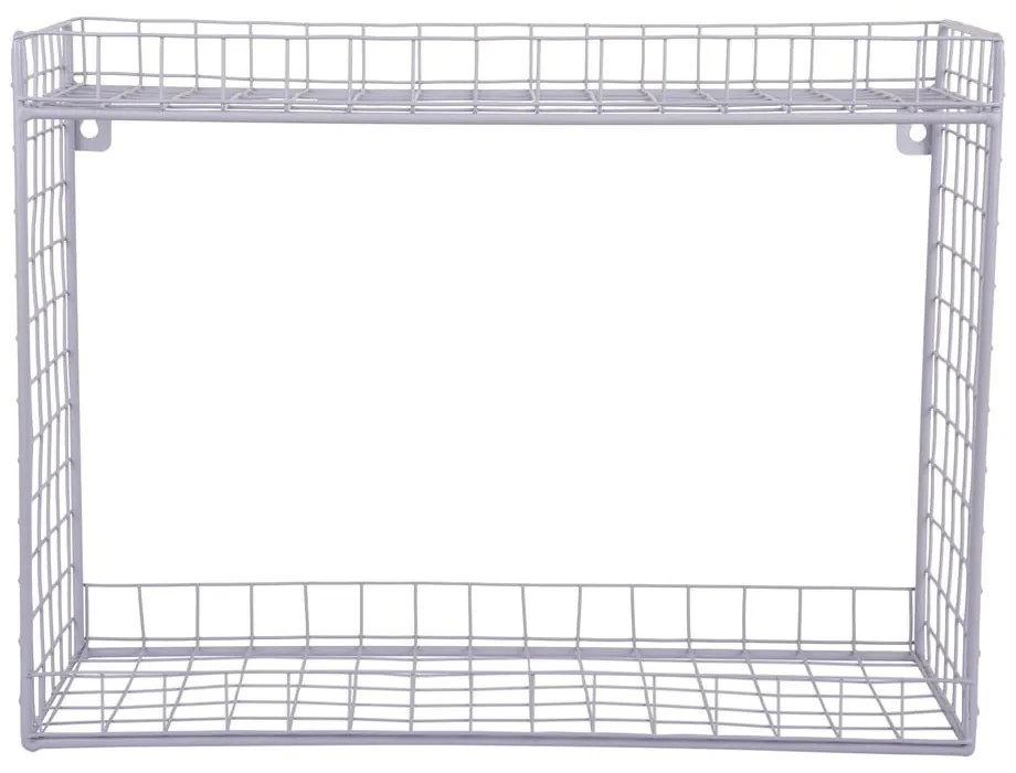Лилав стоманен стенен рафт на няколко нива 40 cm Reja – PT LIVING