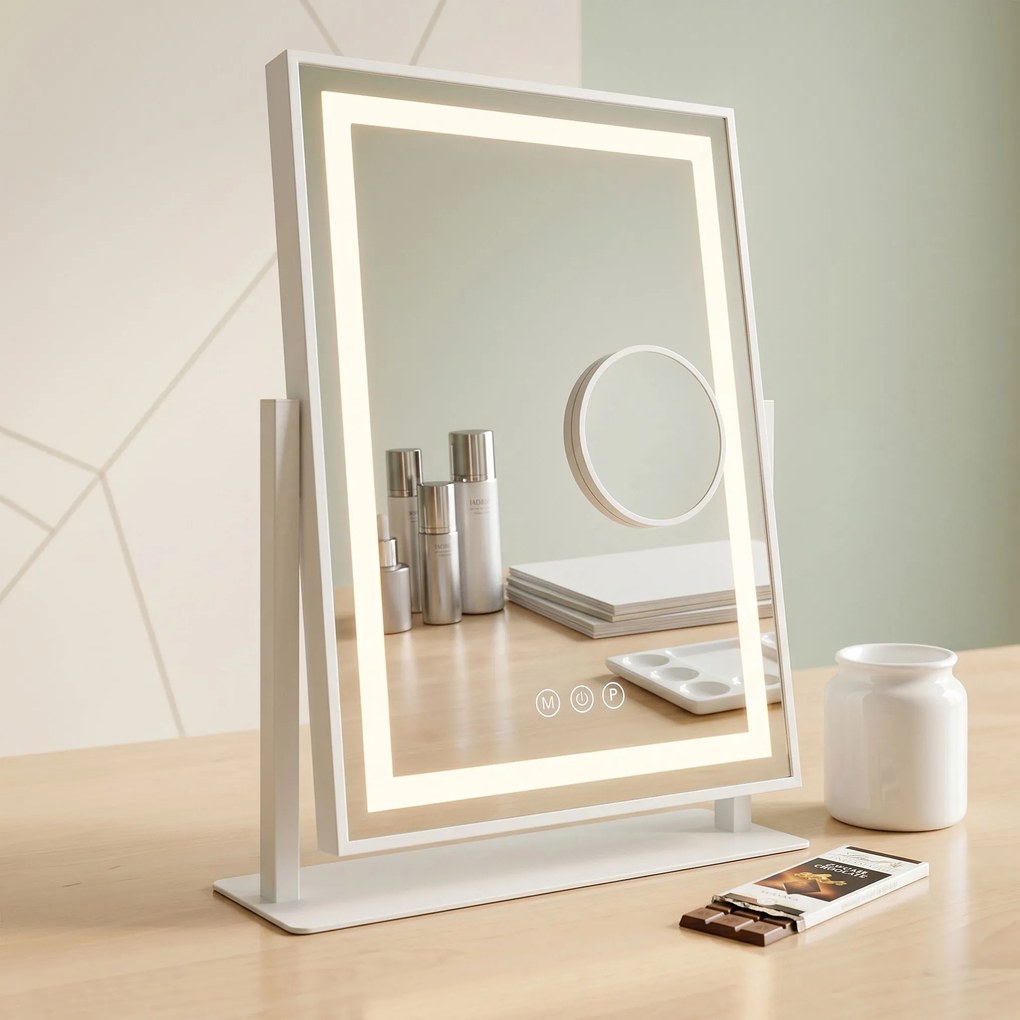 Огледало LED LUMI White 30x40cm