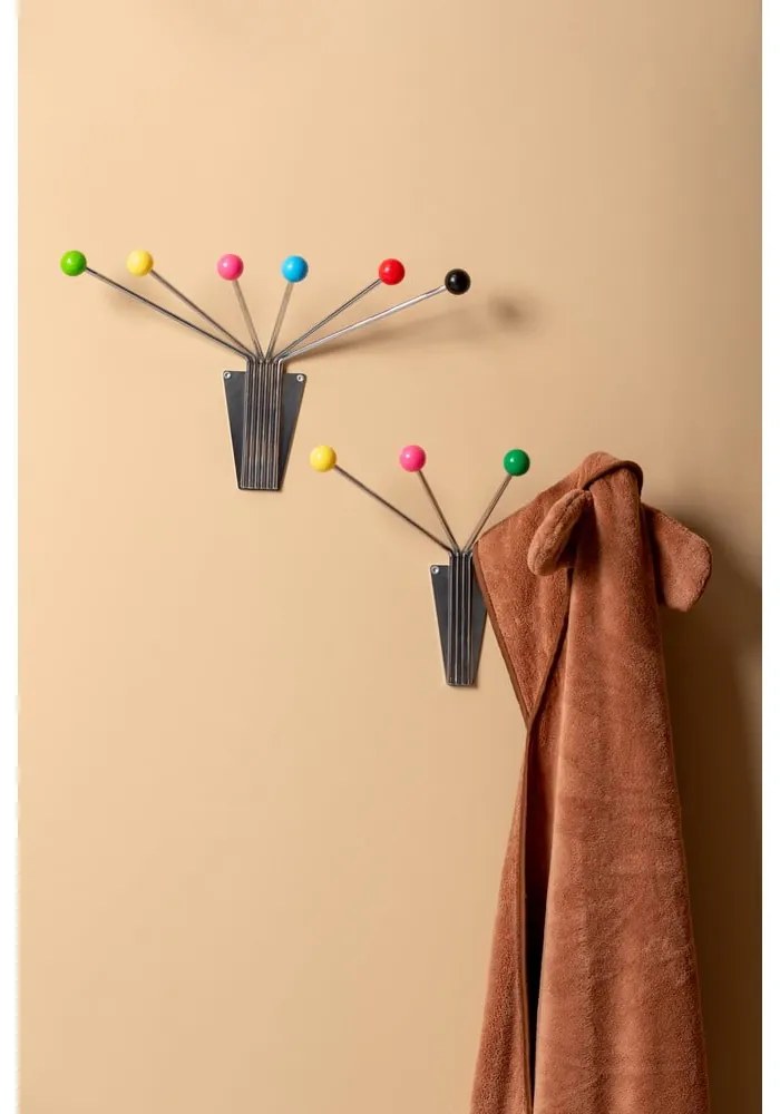 Метална закачалка за стена в сребристо Neptune - PT LIVING