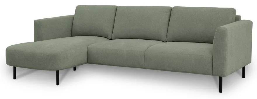 Зелен ъглов диван (ляв ъгъл) Hero – Scandic