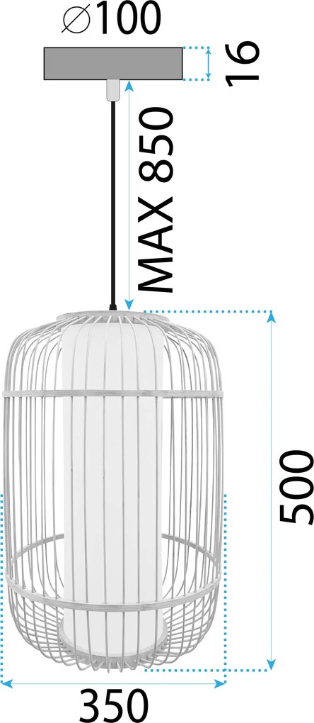 Плафон Bamboo APP1626-1CP