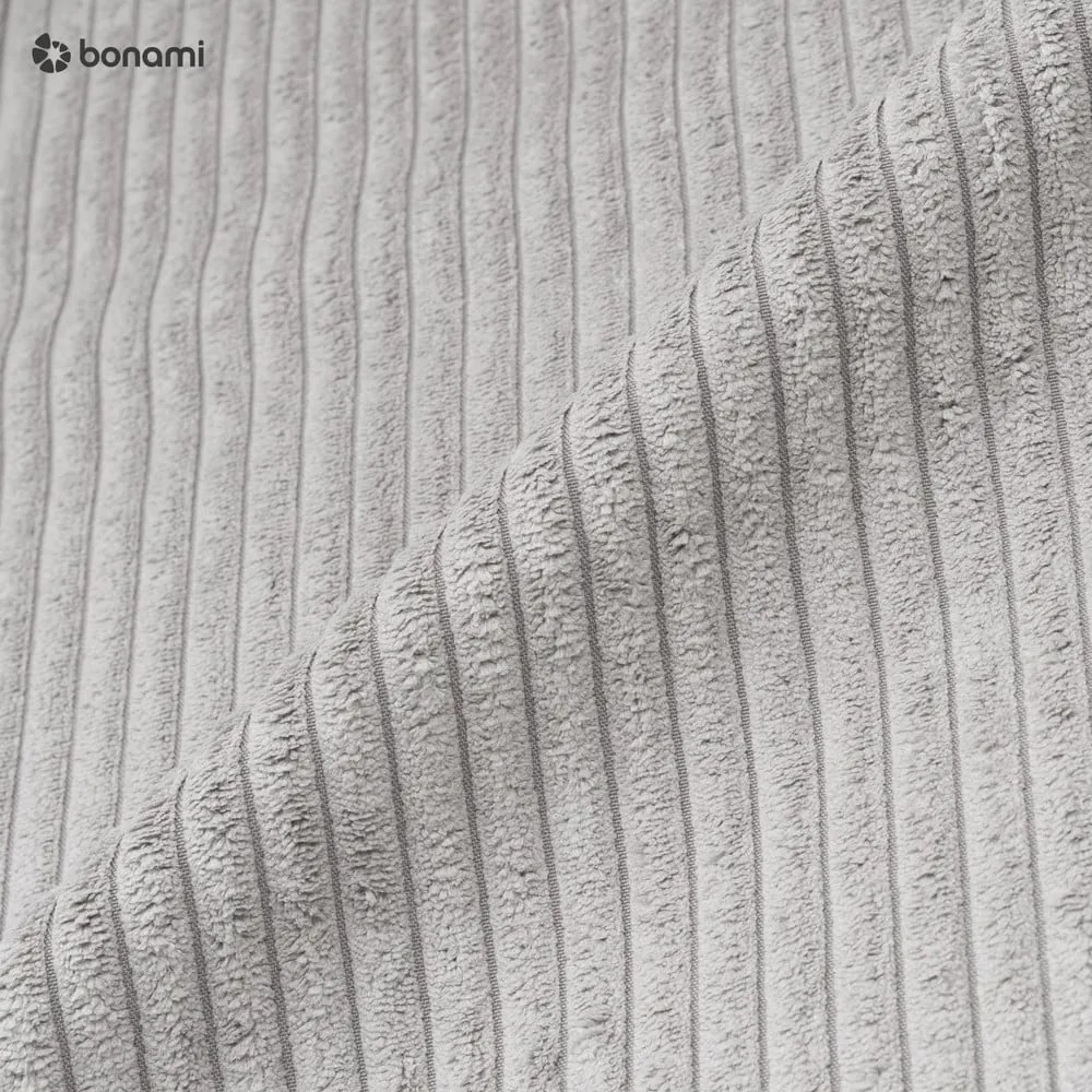 Светлосив диван от велур 245 cm Nihad - Bobochic Paris