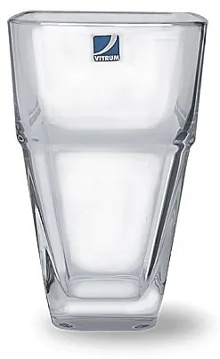 Vitrum - Стъклена ваза висока h20см RONDO VM-1249000