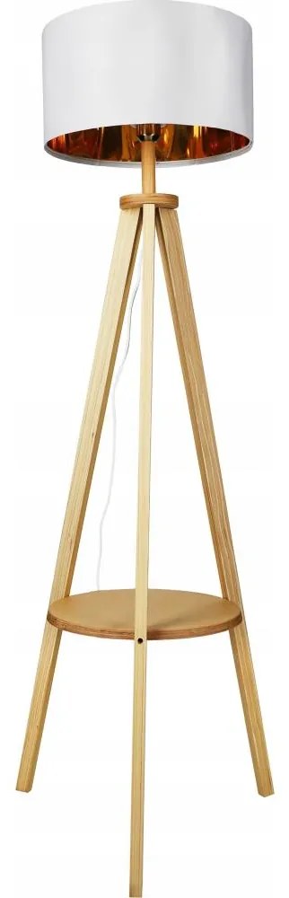 Подова лампа 1xE27/40W/230V бяла